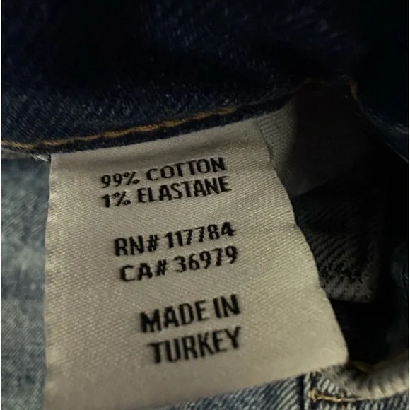 Rails Topanga High Rise Straight Jeans Size 28 Distressed Button Fly NWT - Picture 5 of 7